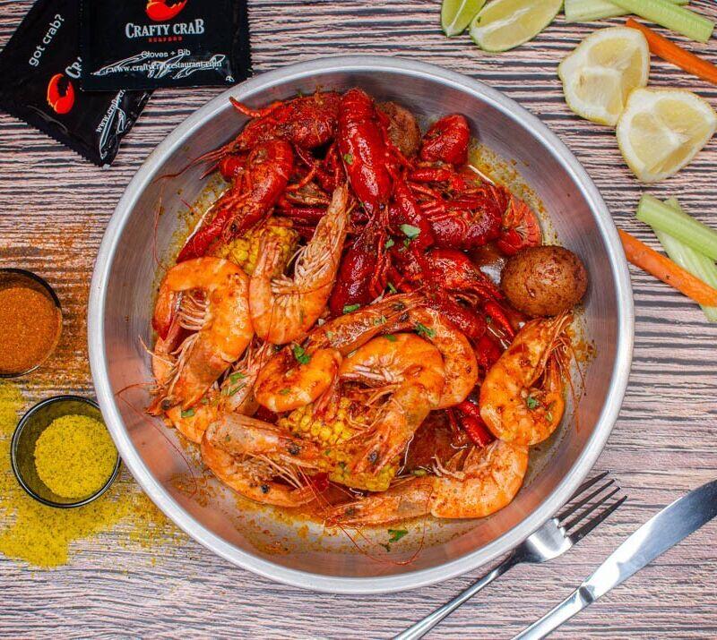 C. 0.5 Lb Whole Shrimp & Crawfish