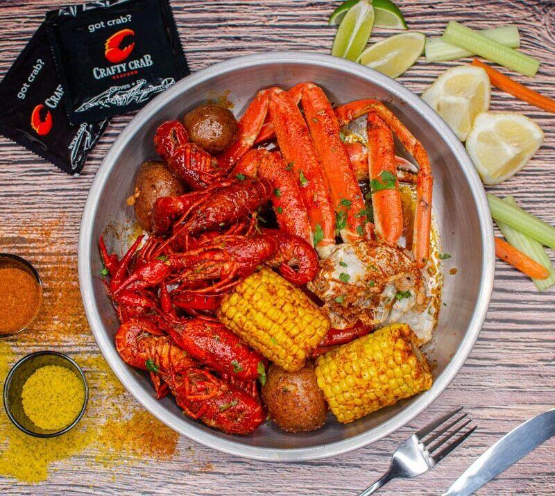 E. 0.5 Lb Snow Crab & Crawfish